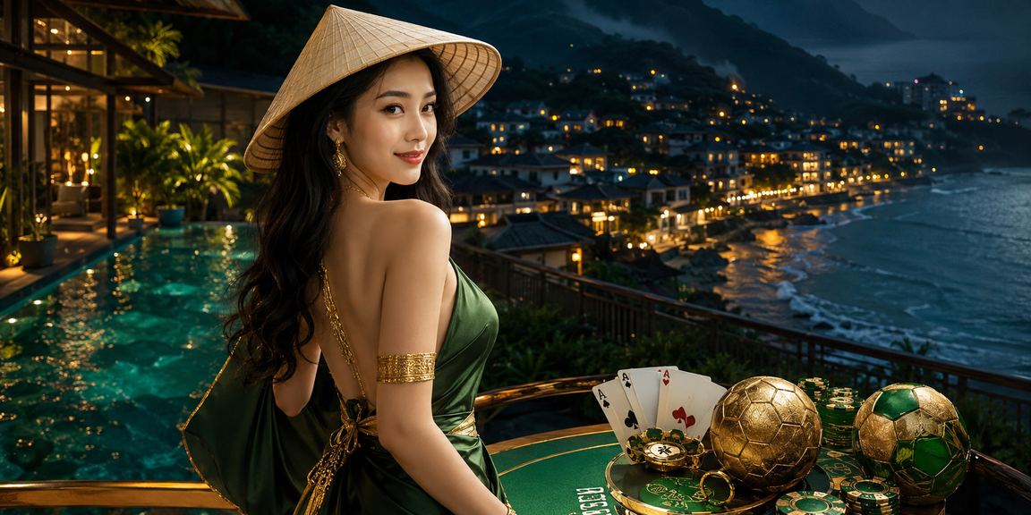 Người chơi bài tại Sa Pa với nón lá – hình ảnh giải trí truyền thống Việt Nam